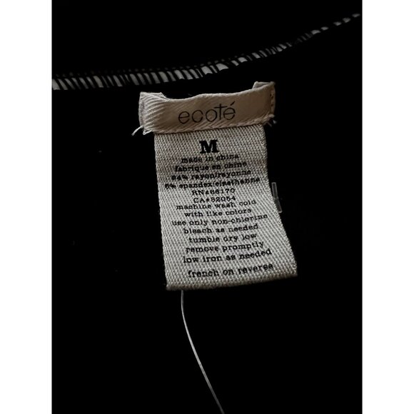 Urban Outfitters Ecote Ruffle Tier Skirt Women's Size Medium Black Layered Tiere - Picture 4 of 4